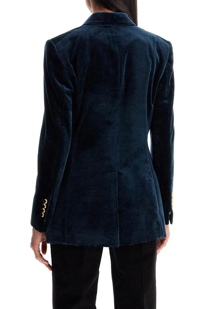 Tom Ford wallis velvet double-breasted jacket 3