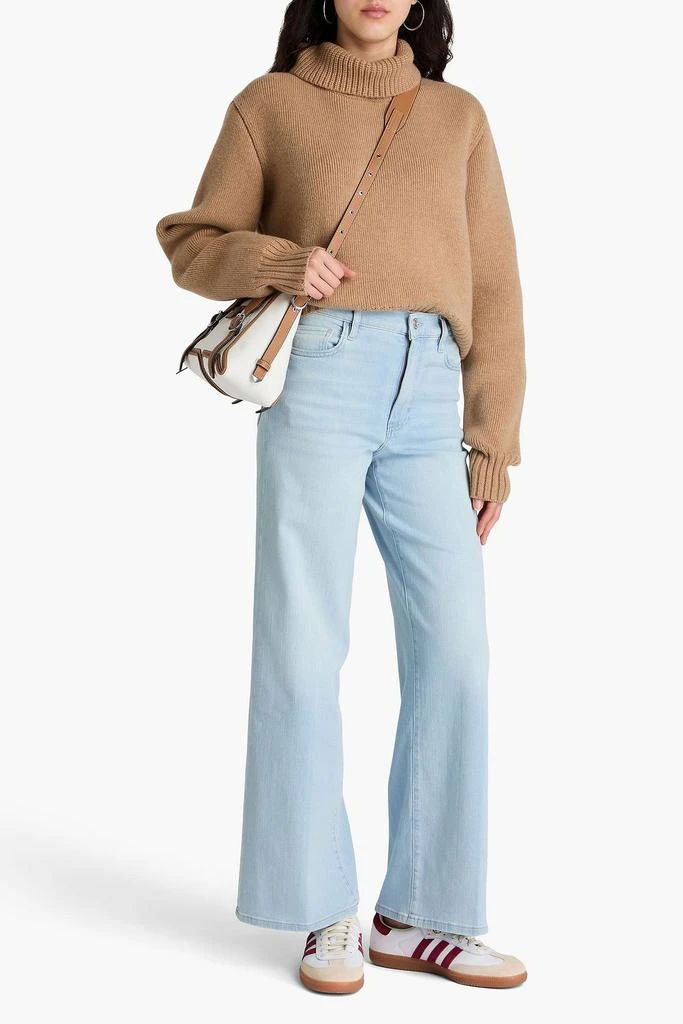 FRAME Le Slim Palazzo high-rise wide-leg jeans 2