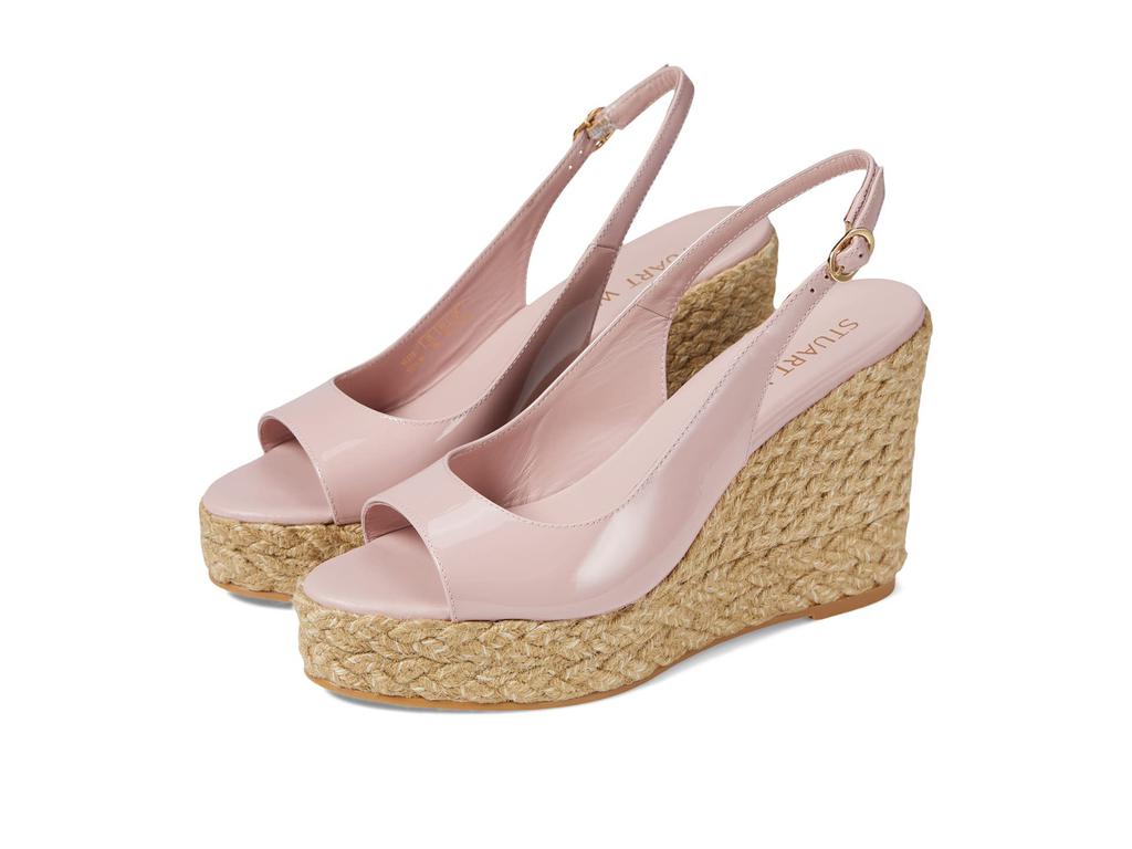 Stuart Weitzman Island Peep-Toe Espadrille Wedge