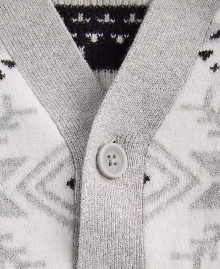 Club Room Men's Fair Isle V-Neck Button Cardigan, Exclusively at Macy's 5