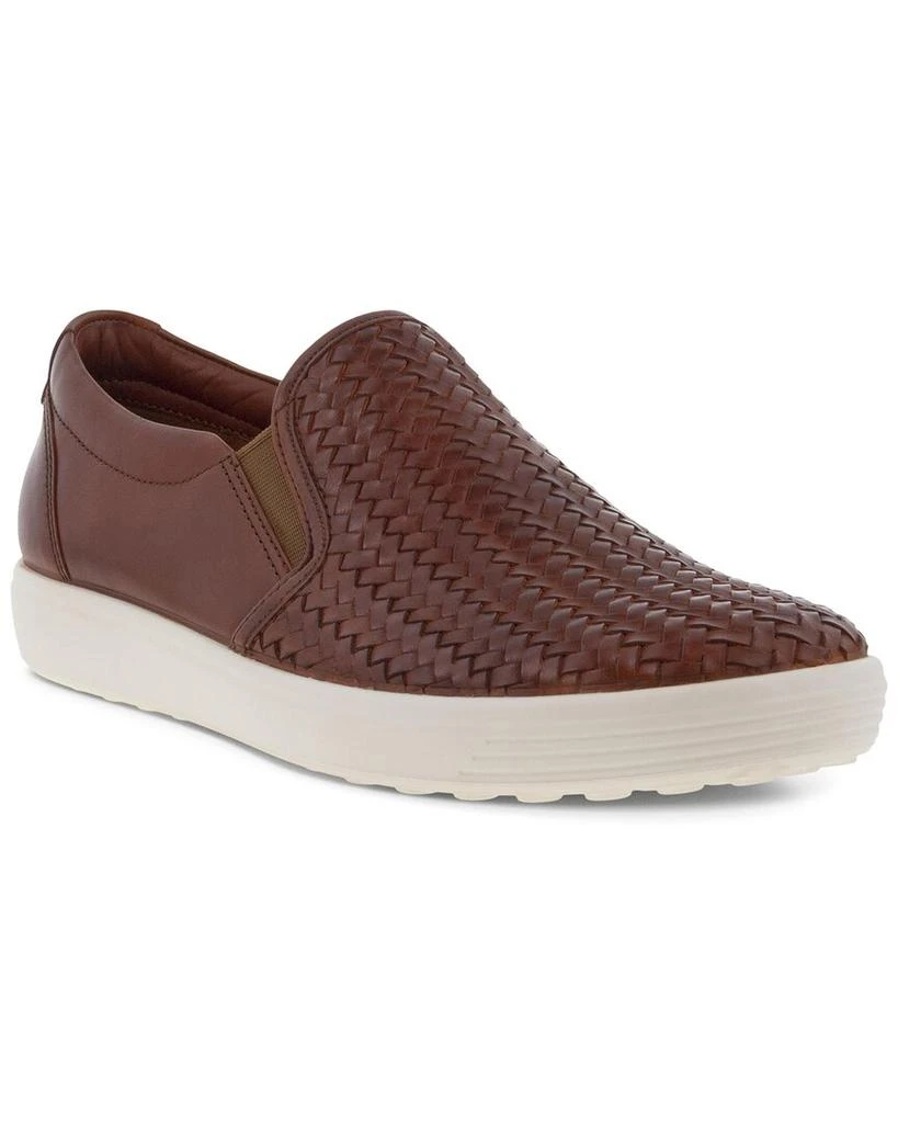 ECCO Soft 7 Leather Slip On Sneaker 1