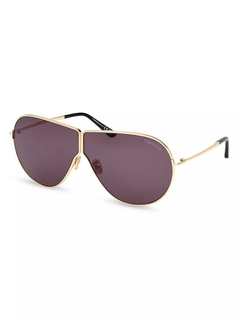 Tom Ford Keating 71MM Pilot Sunglasses 1