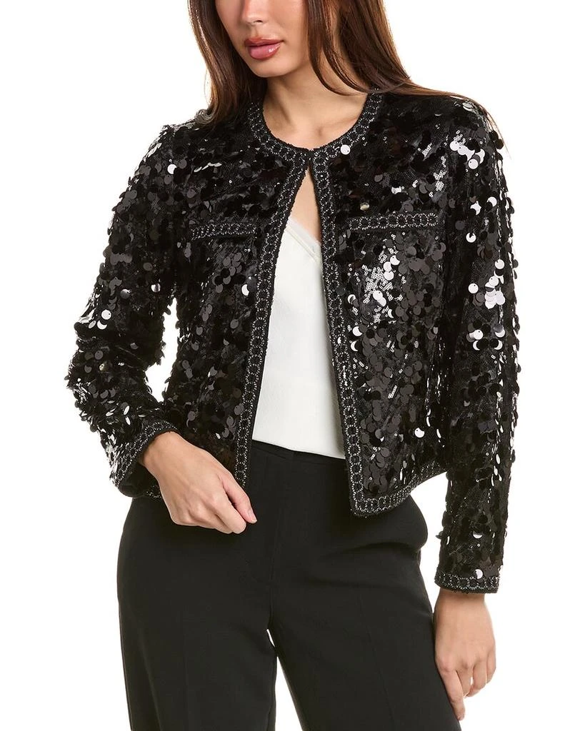 Anne Klein Cropped Kissing Front Jacket 1