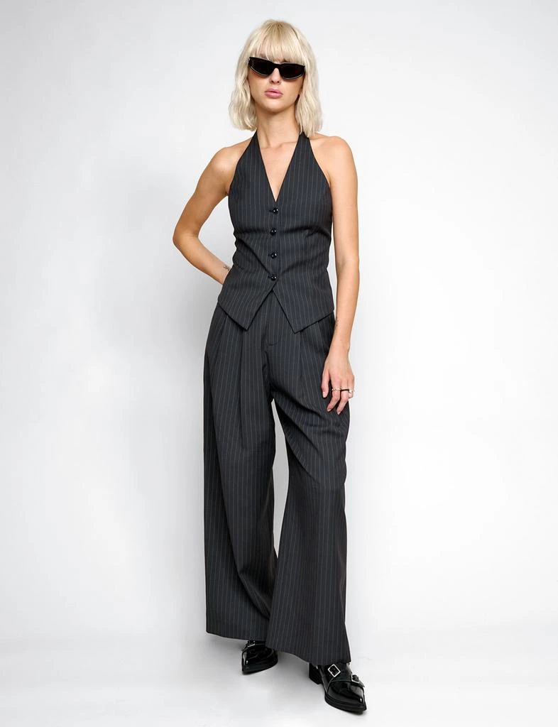 Pixie Market Honor Halter Pin-Stripe Vest 3