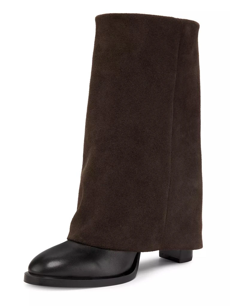 See by Chloé Melia Suede & Leather Foldover Boots 2