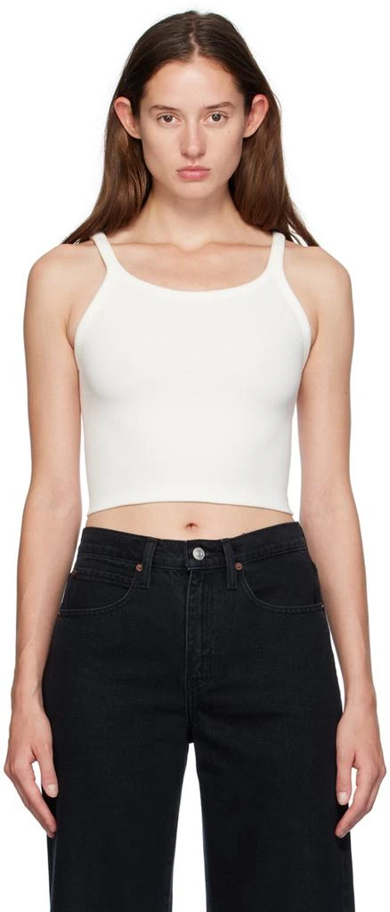 WARDROBE.NYC Off-White Hailey Bieber Edition HB Ribbed Tank Top 1