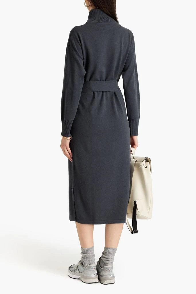 N.PEAL Cashmere turtleneck midi dress 3