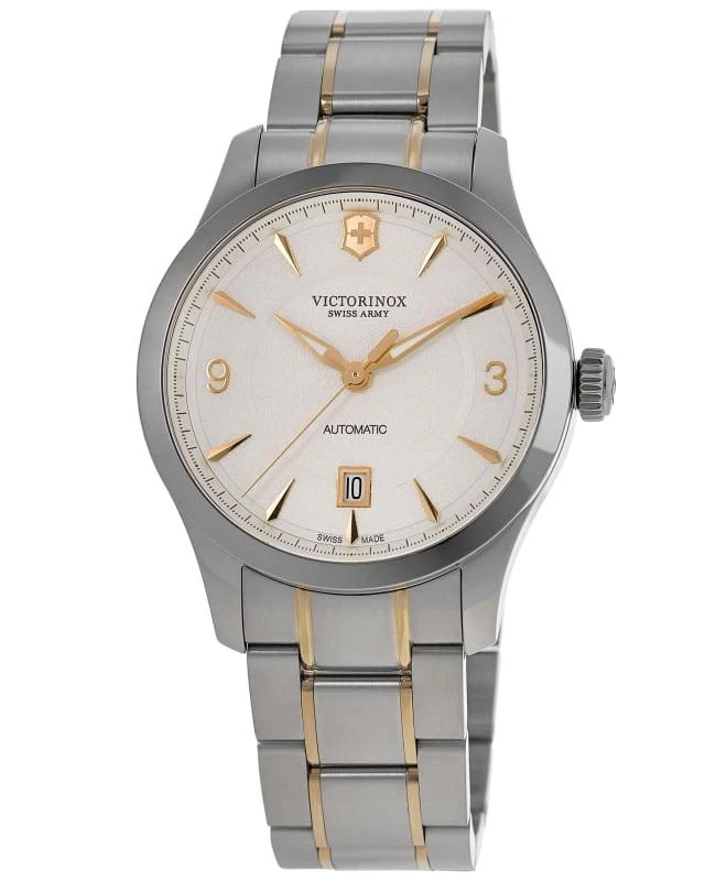 Swiss Army Victorinox Swiss Army Alliance Automatic Two-Tone Steel White Dial Men's Watch 241874 1