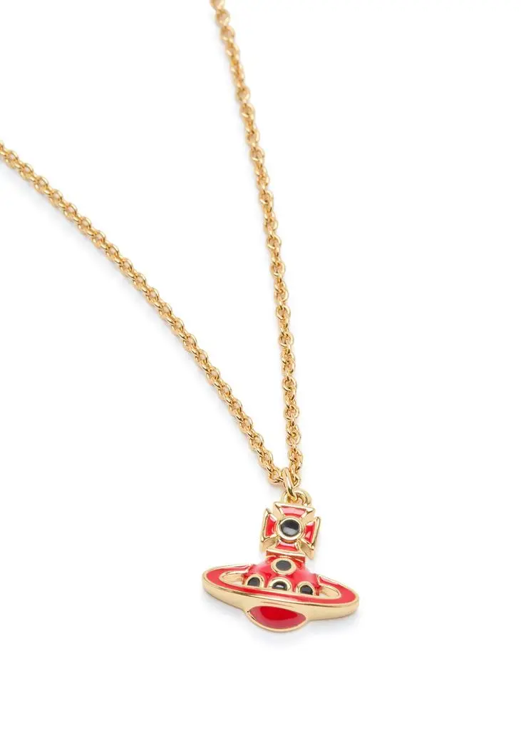 Vivienne Westwood Sylvana Bas Relief orb enamelled necklace 4
