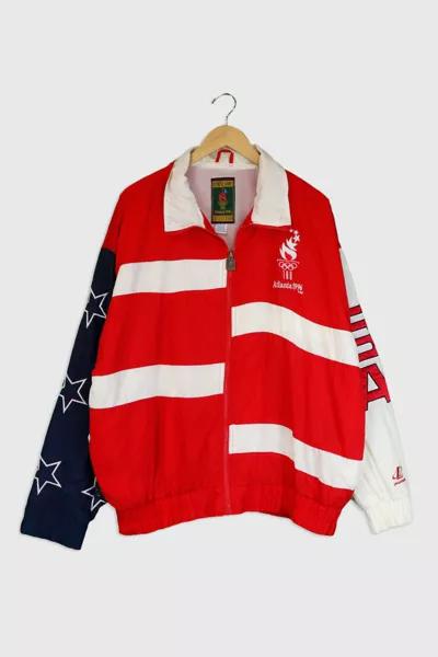 Urban Outfitters Vintage 1996 Logo 7 Atlanta USA Olympic Games Jacket