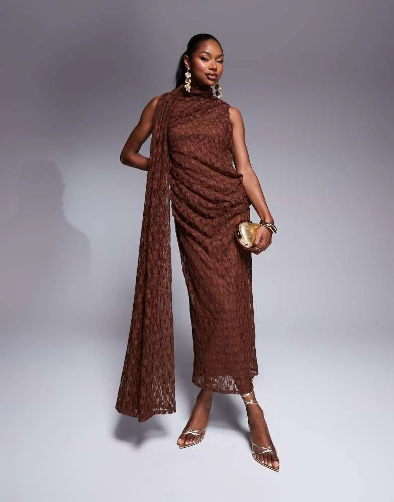 knee length dresses for ladies Aria Ruched Midi Dress (More Colors)