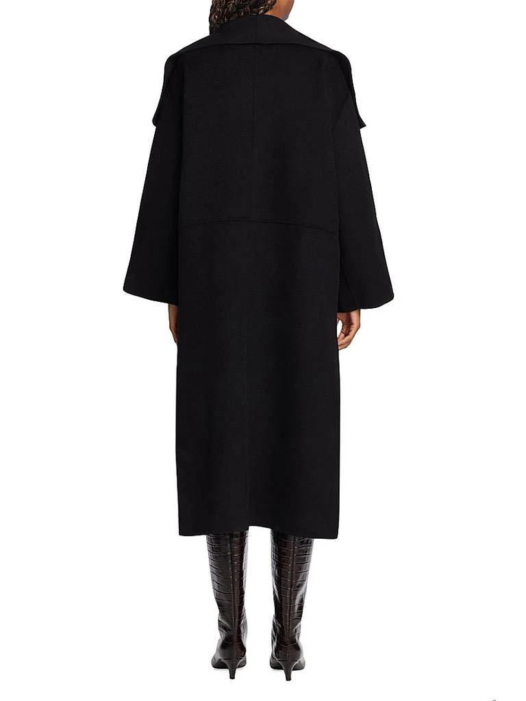 Totême Open-Front Wool Coat 5