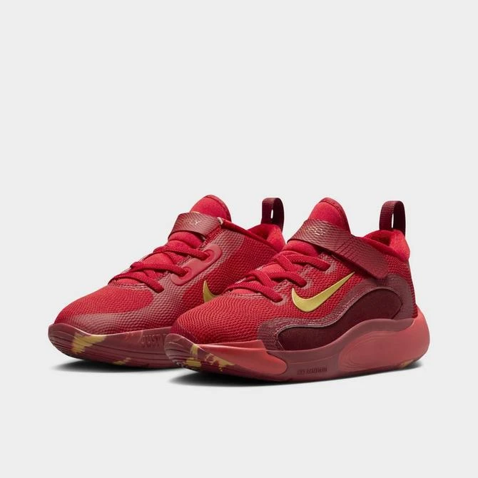 NIKE Little Kids' Nike IsoFly Stretch Lace Basketball Shoes 2