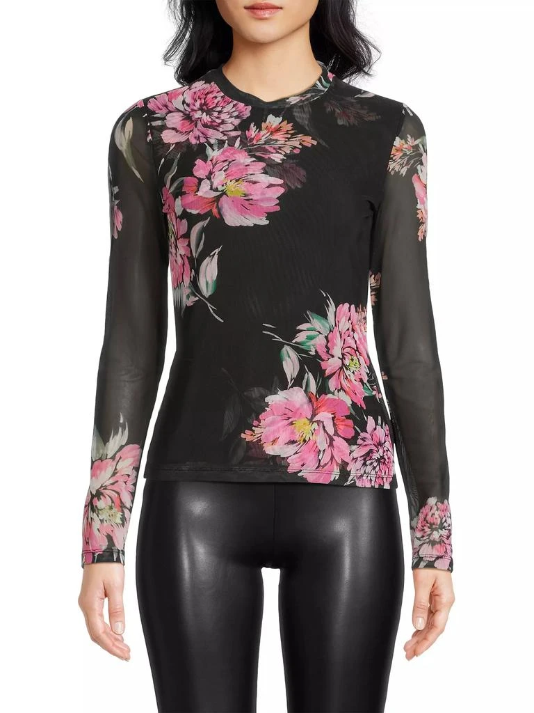 Johnny Was Juliette Natalie Long-Sleeve Mesh T-Shirt 3