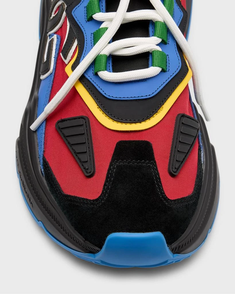 Dolce & Gabbana Men's Airmaster Mixed Media Fashion Sneakers 7