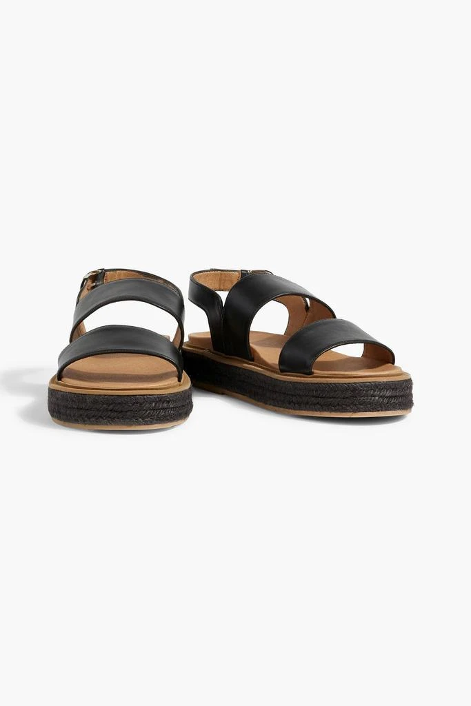 IRIS & INK Naya leather espadrille slingback sandals 3