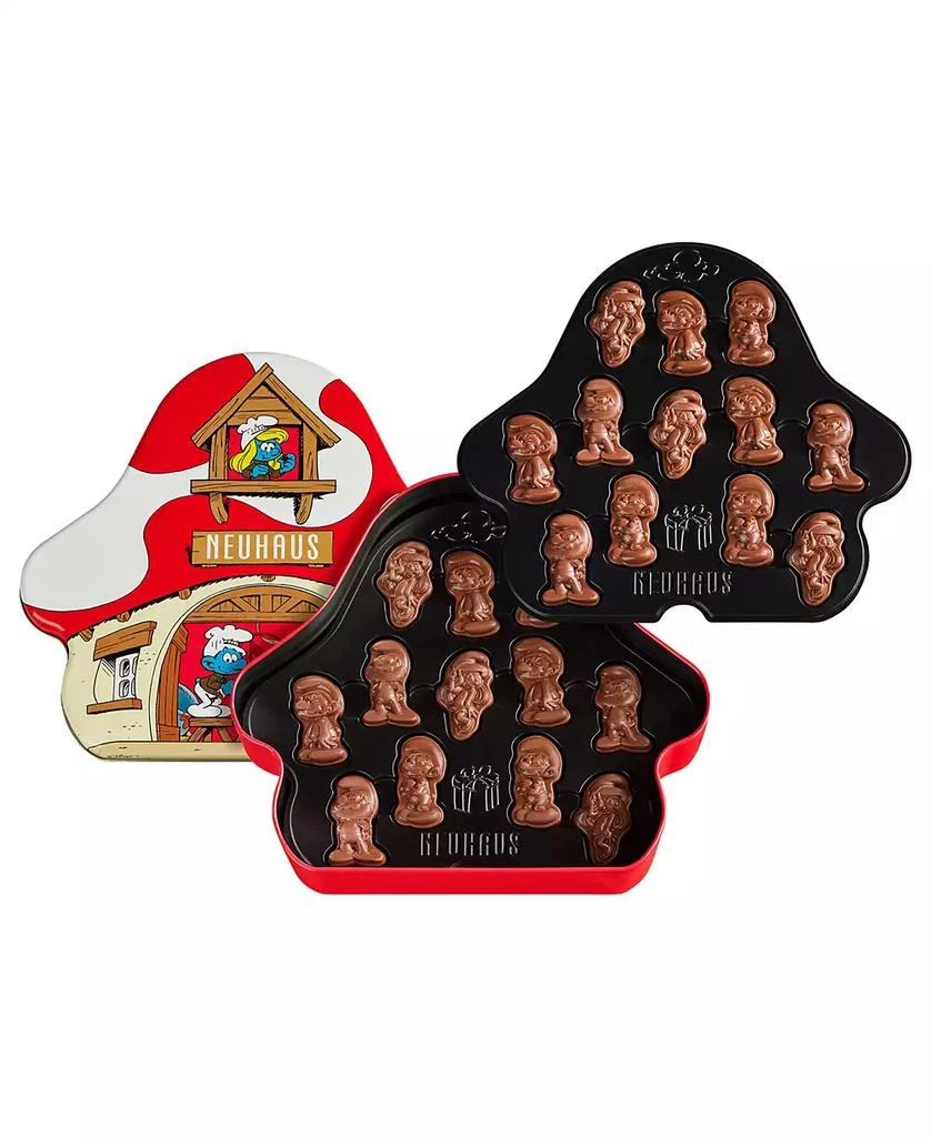 Neuhaus Chocolate Smurfs Mushroom House Tin Milk Chocolates, 24 Piece 2