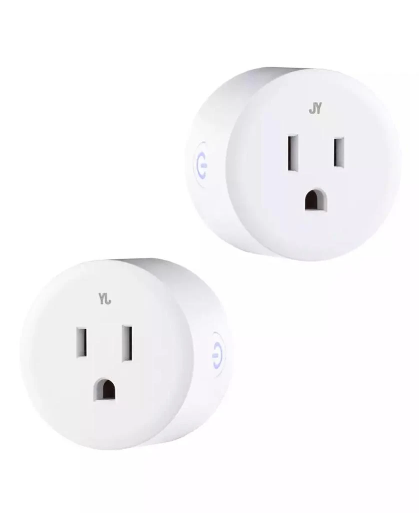 Jonathan Y Smart Plug - Wi-Fi Remote App Control for Lights Appliances, Set of 2 4