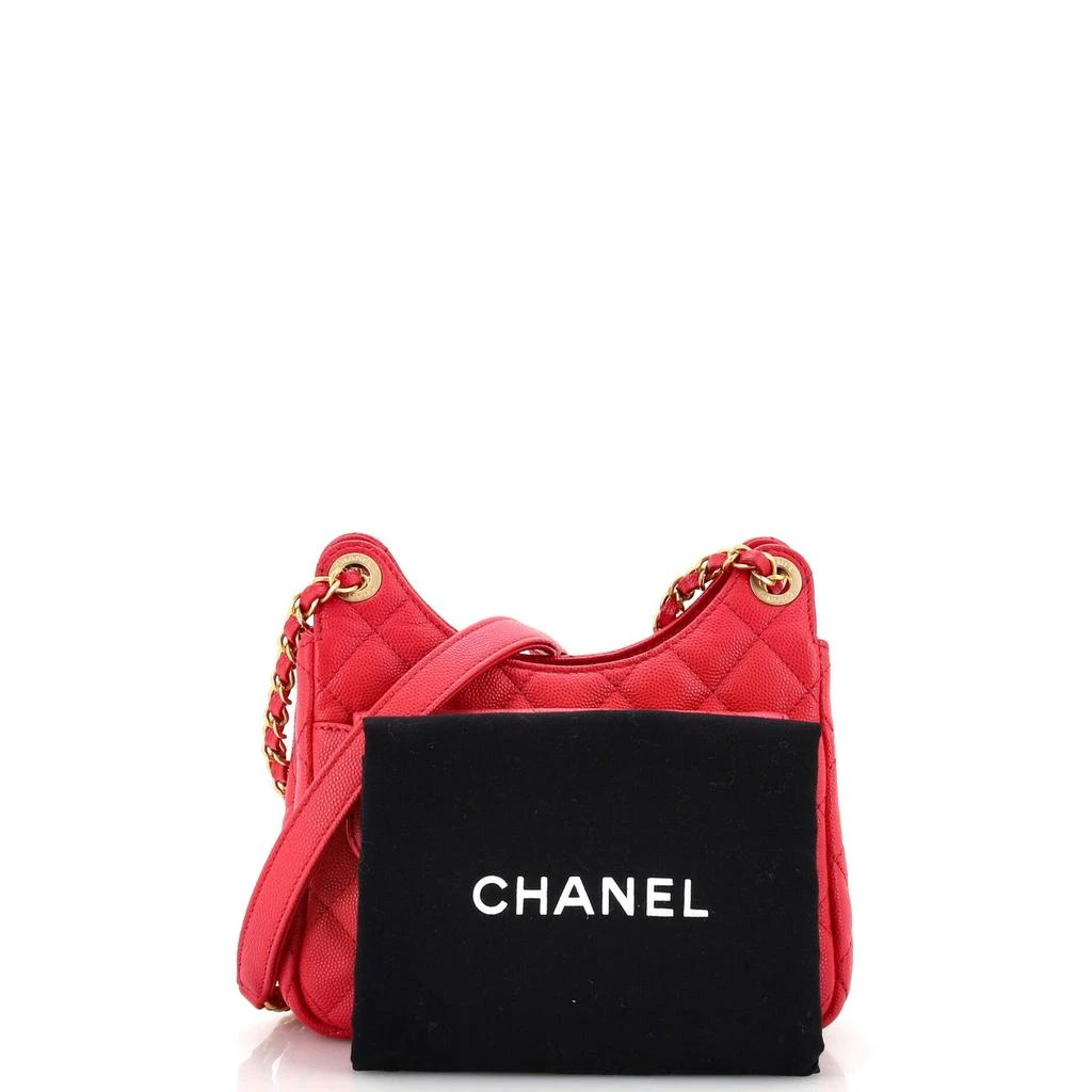 Chanel Wavy CC Hobo Quilted Caviar Small 2