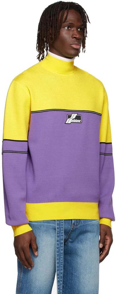 We11done Purple Viscose Turtleneck 2