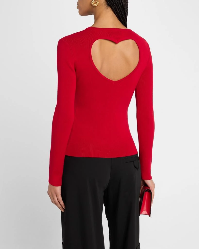 Le Superbe Open Heart Knit Sweater 3