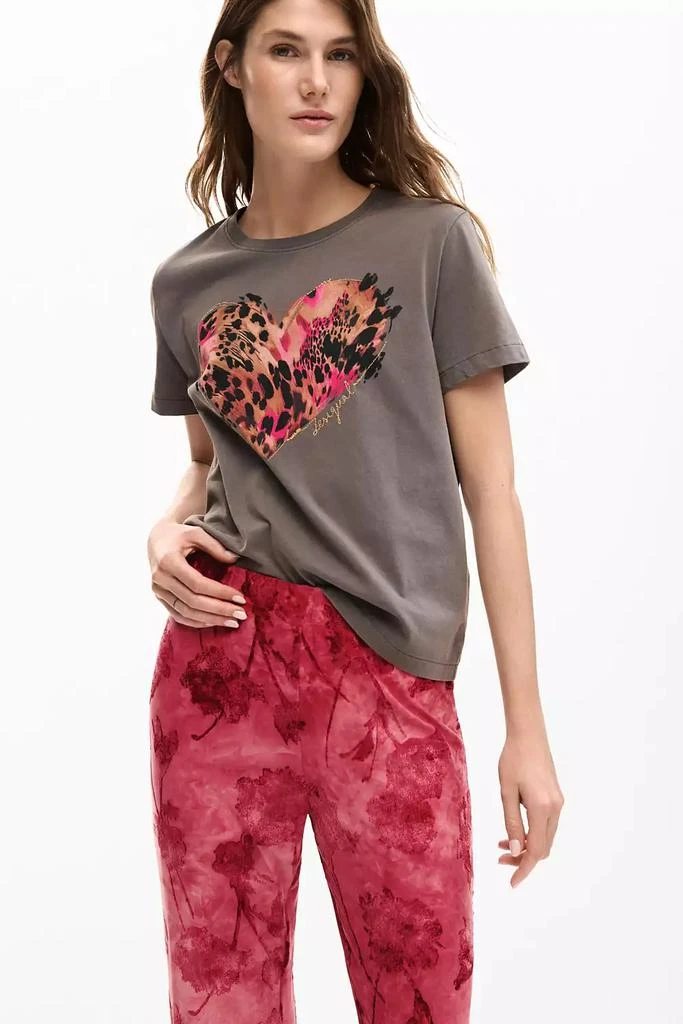 Desigual Women
s Embroidered flower trousers 3