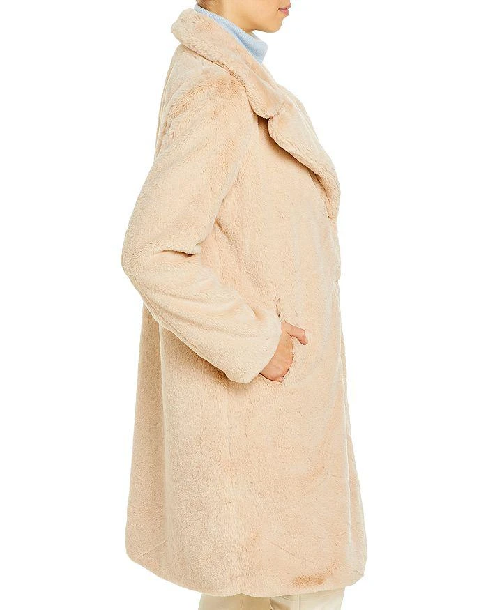 AQUA Faux-Fur Coat With Wide Lapels - 100% Exclusive 4