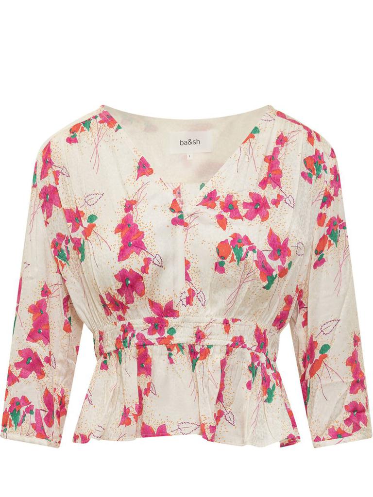 Ba&Sh Ba&Sh Floral Print Top