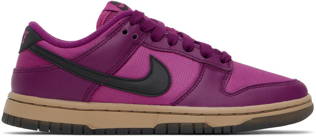 NIKE Purple & Pink Dunk Low Sneakers