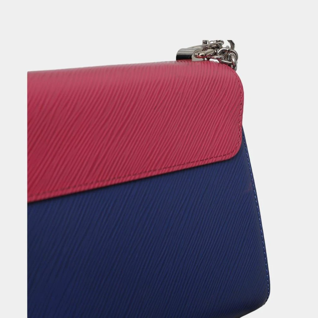 Louis Vuitton Louis Vuitton Soft Pink, Pink, Blue Epi Leather Twist MM Bag 9