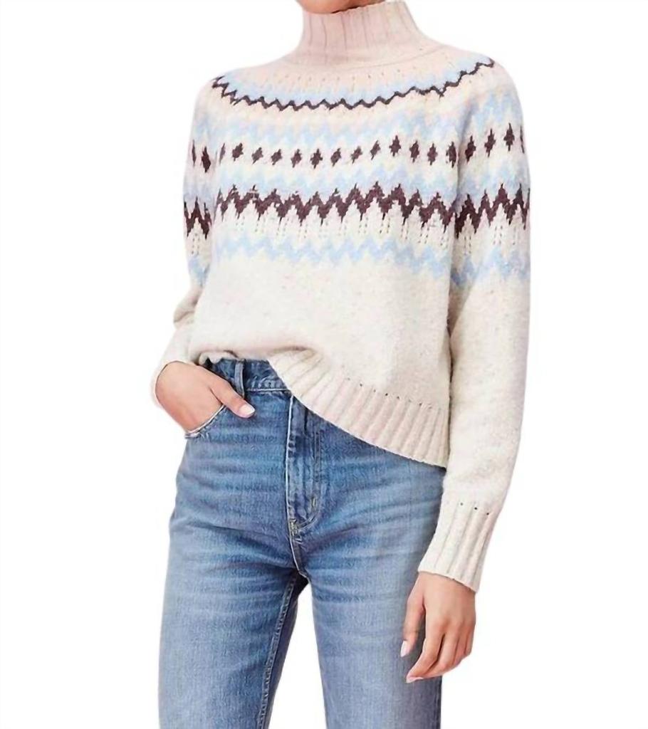 Rebecca Taylor Rebecca Taylor - Cozy Wool Fairisle High Neck Pullover