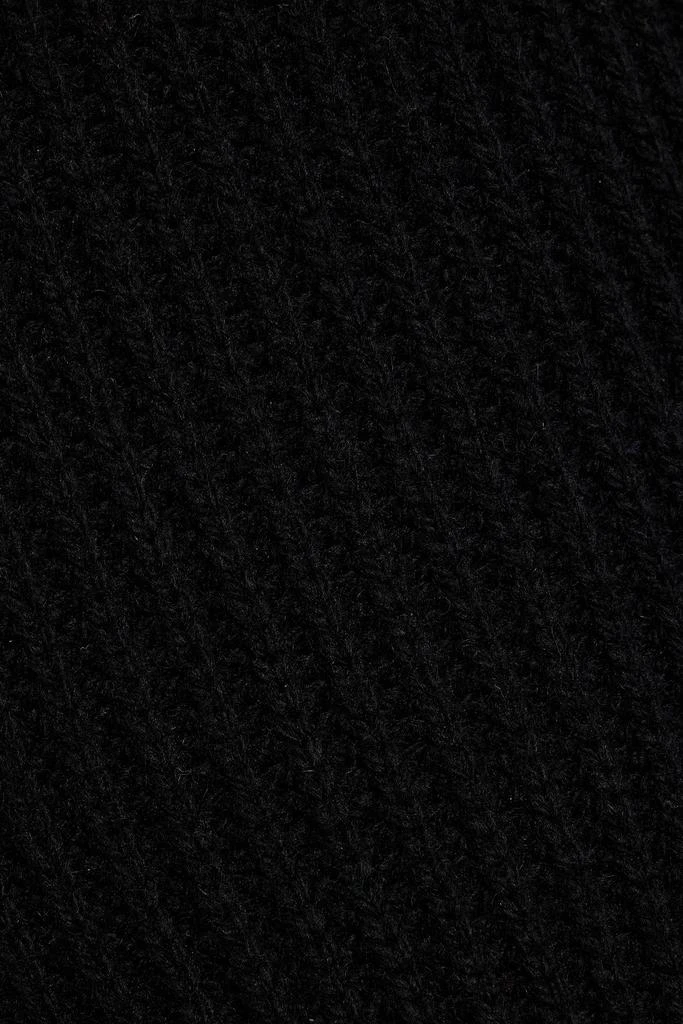 Alexander McQueen Ribbed wool and cashmere-blend mini dress 4