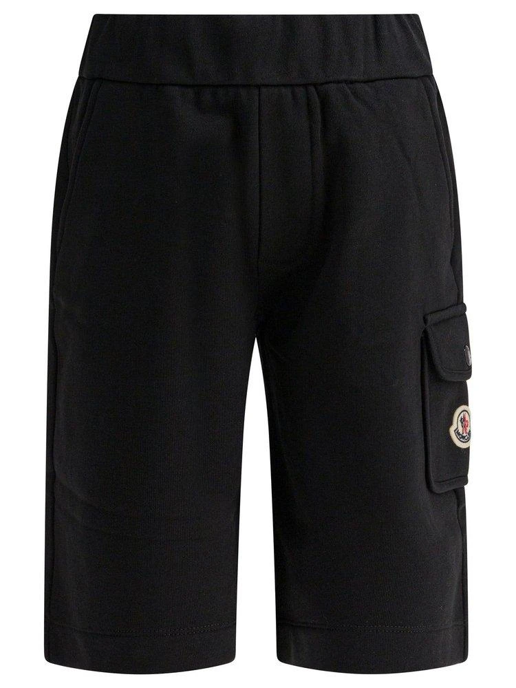 Moncler Moncler Enfant Logo Cargo Shorts