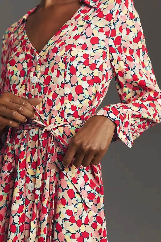 Rixo Rixo - Olina Floral Collared Mini Dress 3