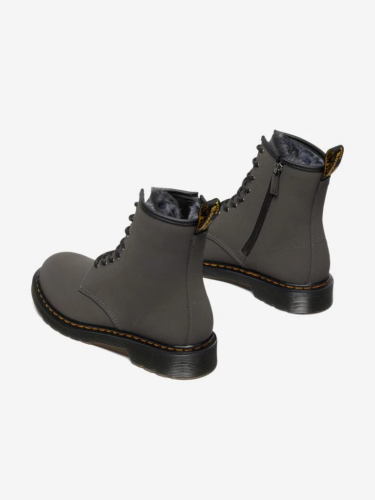 Dr. Martens Dr Martens Kids 1460 Serena Faux Fur Lined Leather Boots in Grey 3