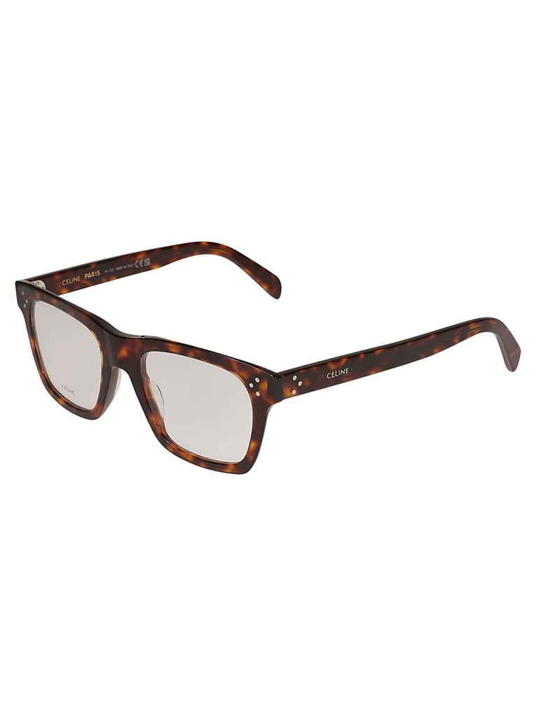 Celine Flame Effect Square Lens Glasses