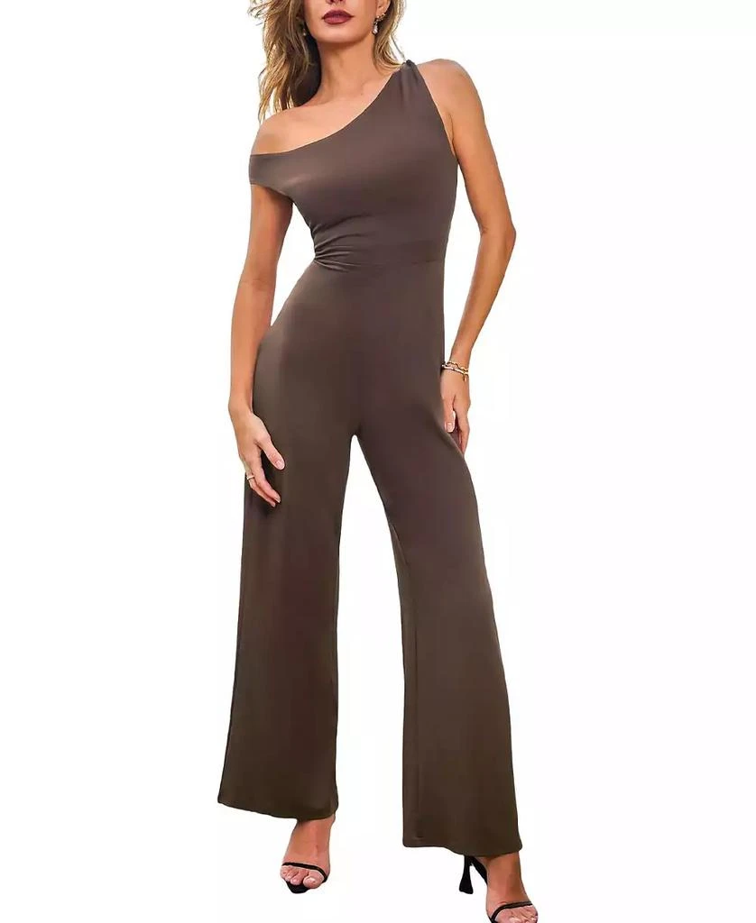 Cupshe Women
s Sharp Turn Brown Jumpsuit