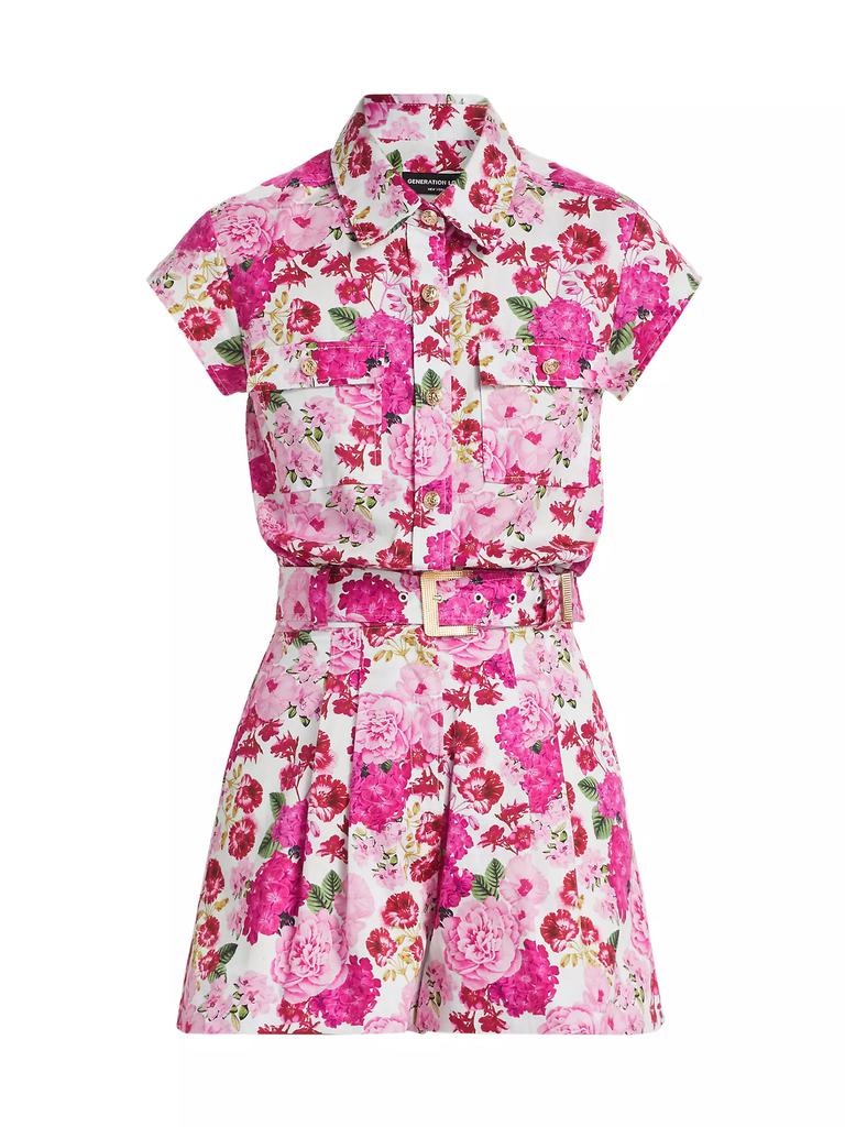 Generation Love Morgan Floral Poplin Romper