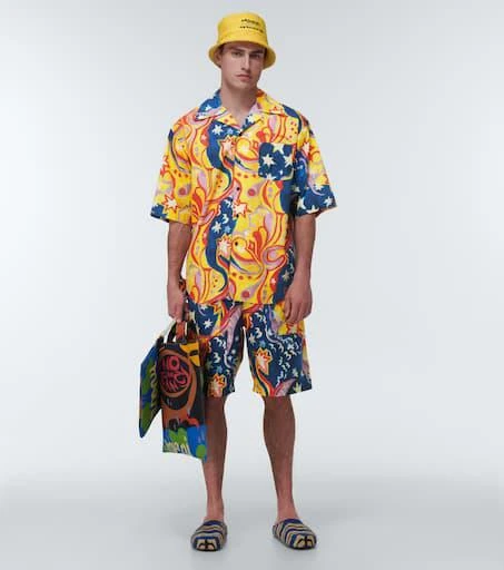 Marni x No Vacancy Inn printed cotton shirt 2