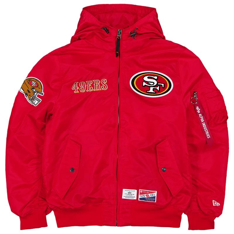 New Era New Era 49ers Alpha Jacket - Men's 1