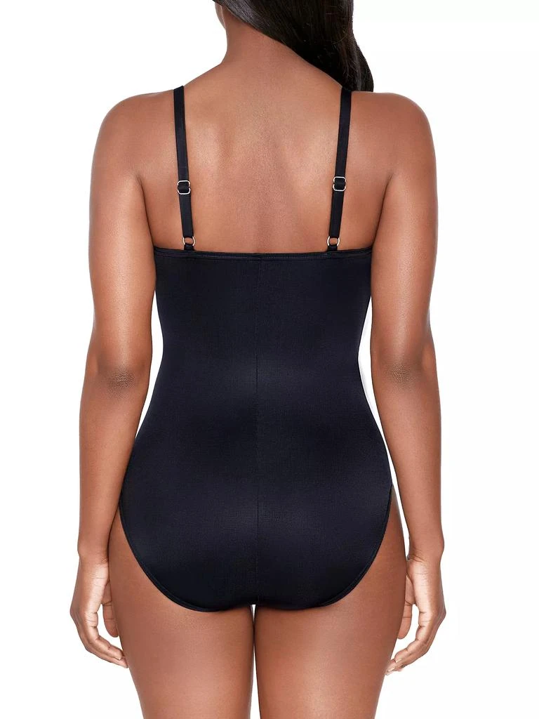 Miraclesuit DDD Mystify Mesh Insets One-Piece Swimsuit 4