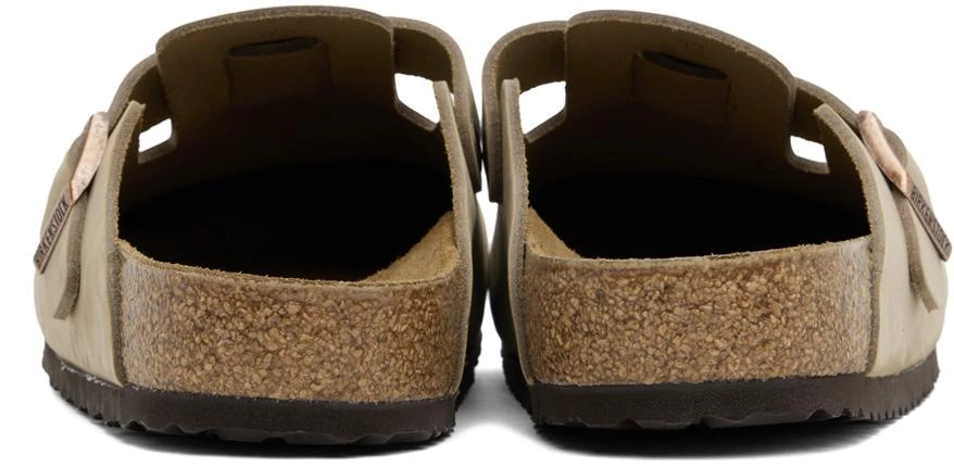 Birkenstock Brown Regular Boston Oiled Leather Clogs 2