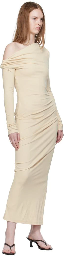 Paris Georgia Beige Elemental Manahou Midi Dress 4