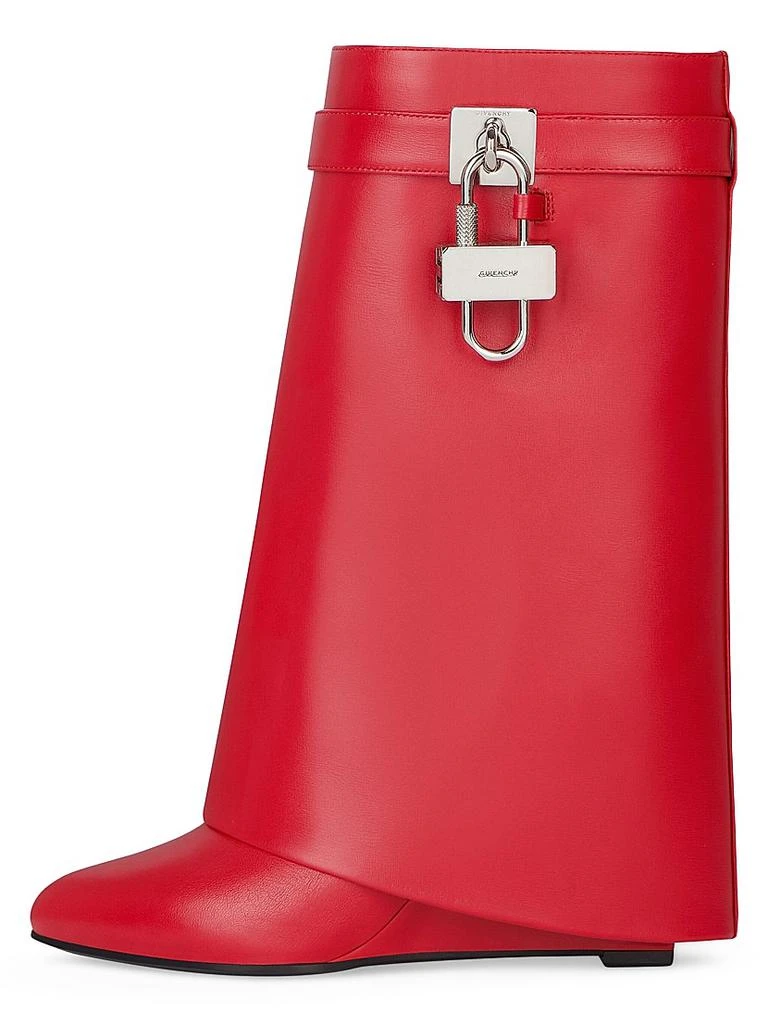 Givenchy Shark Lock Ankle Boots in Leather 5