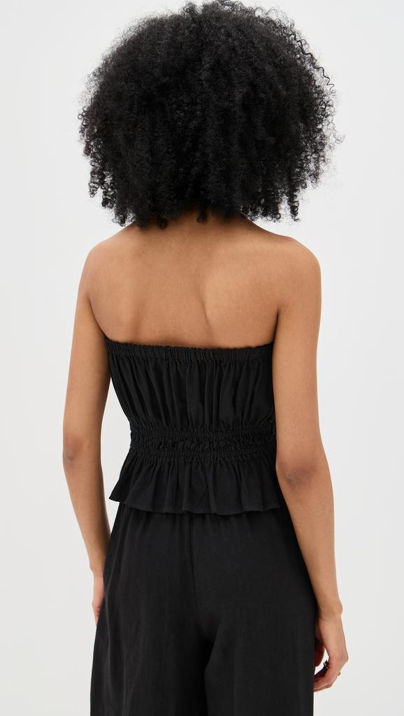 Stateside Linen Cropped Tube Top