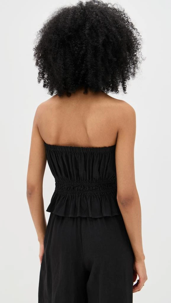 Stateside Linen Cropped Tube Top 2