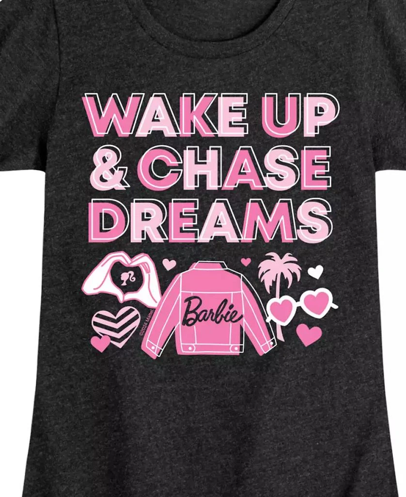 Barbie Big Girls Wake Up Chase Dreams Graphic Short Sleeve T-Shirt 3