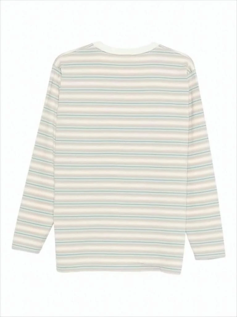AURALEE Striped Long-Sleeve Crew Neck T-Shirt 2