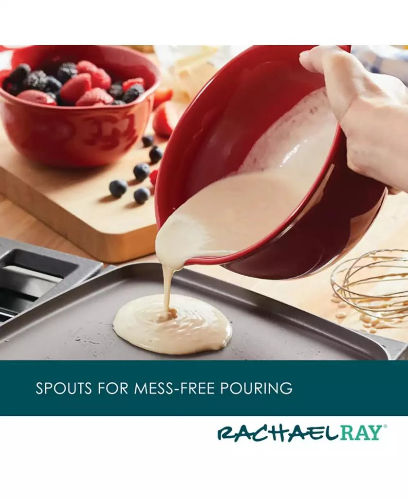 Rachael Ray 2-Pc. Ceramic Mixing Bowl Set 4