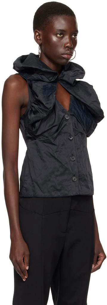 Kiko Kostadinov Black Lozen Tank Top 2